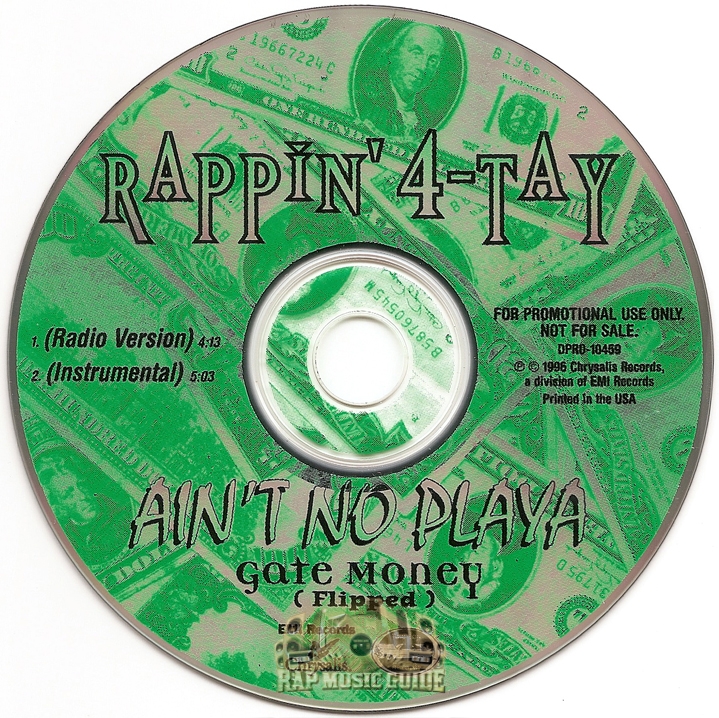 Rappin' 4-Tay - Ain't No Playa: Promo, Single. CD | Rap